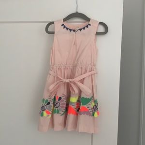 (J. Crew) Crewcuts 3T Blush embroidered dress